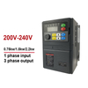 Variabel Frekuensi Drive VFD Inverter & Converter 220V 0.75kW 1.5kW 2.2kW Input 1 Fase ke Output 3 Fase