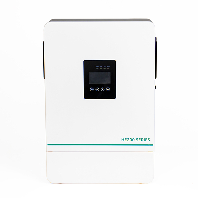 Inverter solar híbrido Inverter atado HE200-6500 Single Fase 48VDC 240VAC 5.5kW White
