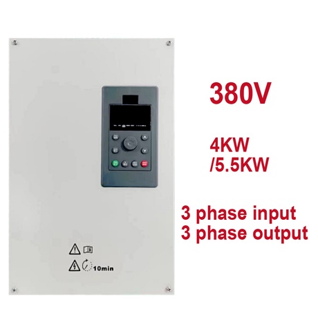 Đầu vào ổ đĩa tần số biến VFD 3 pha để xuất 3 pha 380V 4.0kW 5,5kW