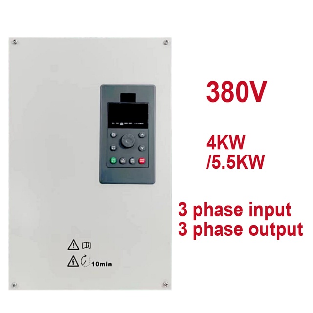 Entrada de frecuencia de frecuencia variable VFD Fase 3 Fase a salida 3 Fase 380V 4.0kW 5.5kW